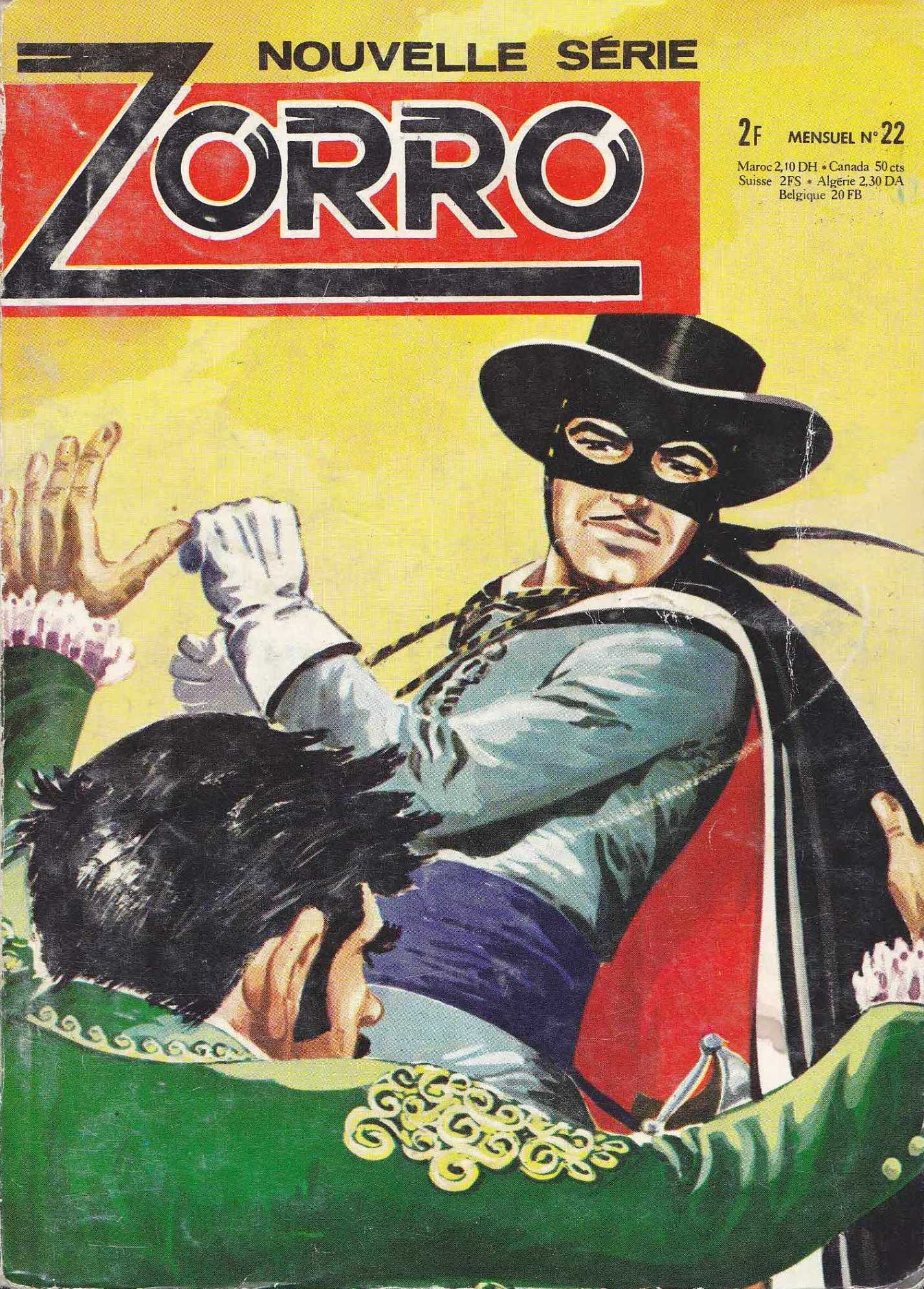 Scan de la Couverture Zorro SFPI Poche n 22